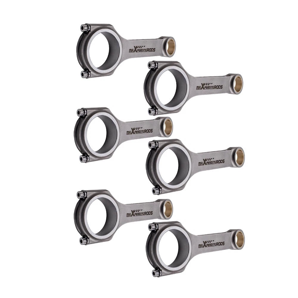 6x H-Beam Forged Connecting Rods for BMW N55 S55 (2011–2020)