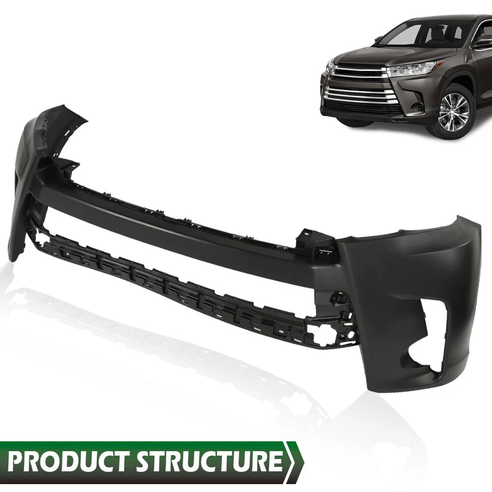 Front Bumper Cover Assembly for Toyota Highlander (2017–2019)