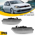Clear Lens Front Side Marker Light Housings for VW MK6 Golf GTI (2010–2014)