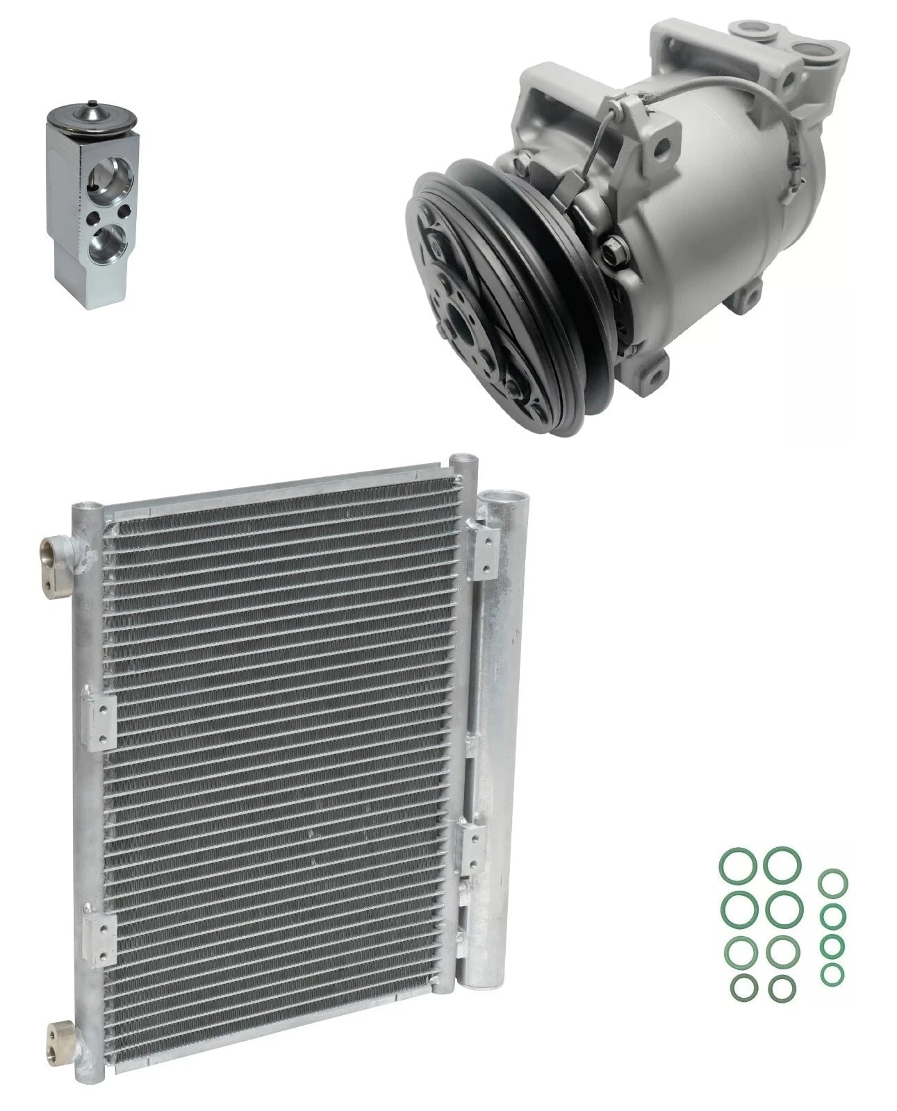 A C Compressor Kit with Condenser for Isuzu NPR 5.2L (2008–2008)