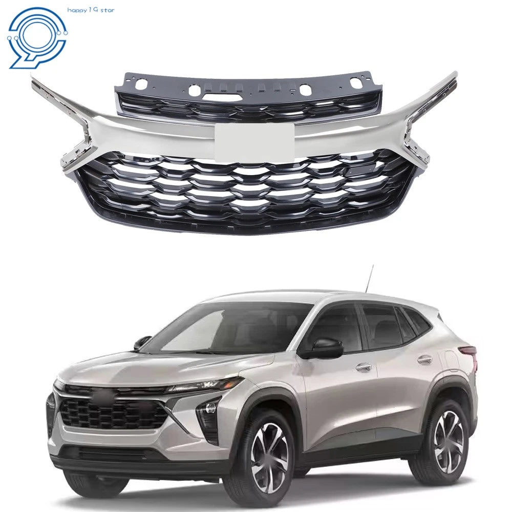 Front Upper Grille Assembly for Chevrolet Trailblazer RS (2024–2026) Black Chrome