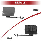 Tow Hook Cover Cap for BMW X5 E70 (2011–2013) No. 51127271815 Gray