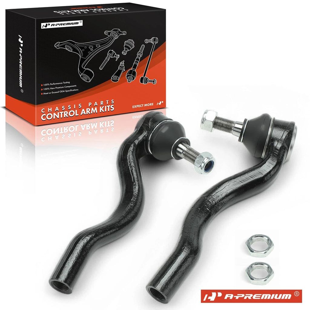 2X Front Outer Tie Rod End for Jeep Grand Cherokee Dodge Durango (2011–2015)