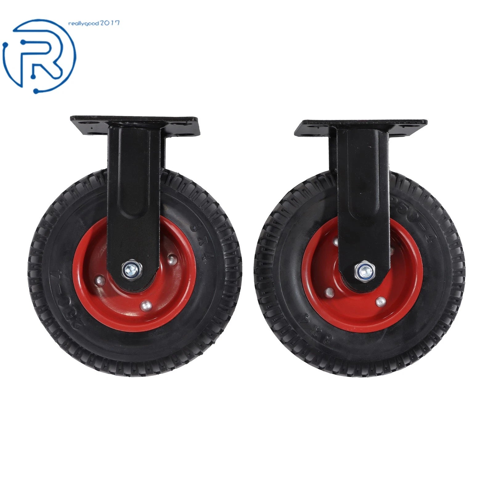 Set of 4 Heavy Duty 8 Inch Caster Wheels for Various Applications