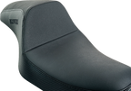 Drifter Seat for SLYFOX (XL) - Black Vinyl, Carbon Fiber, Slipstop