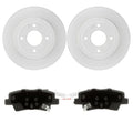 Disc Brake Rotors & Ceramic Brake Pads Kit for Accent Rio (2006–2011)