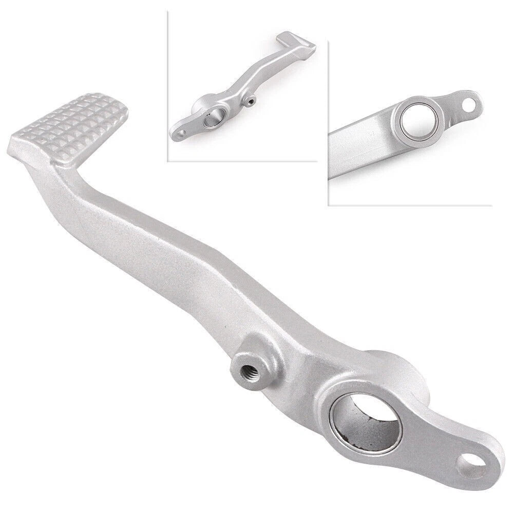 Rear Brake Pedal Lever for Kawasaki Ninja ZX9R (1998–2003) & ZX6R (2003–2004) Silver