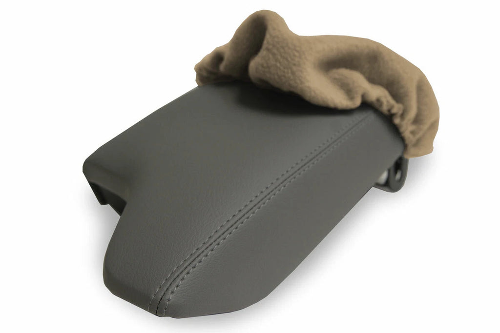 Fleece Console Lid Armrest Cover for Ford Ranger (2019–2020) Beige