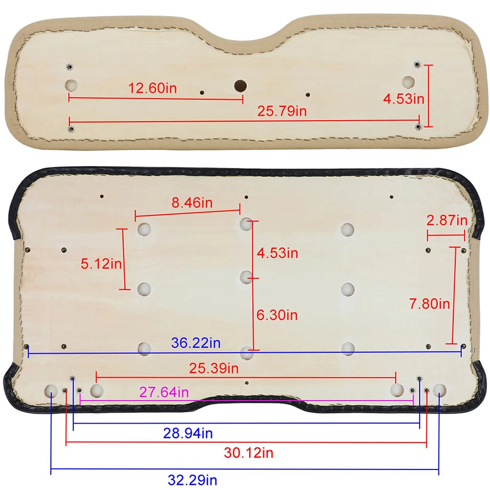 Cushion Set for EZGO RXV Golf Cart (2008-Current)