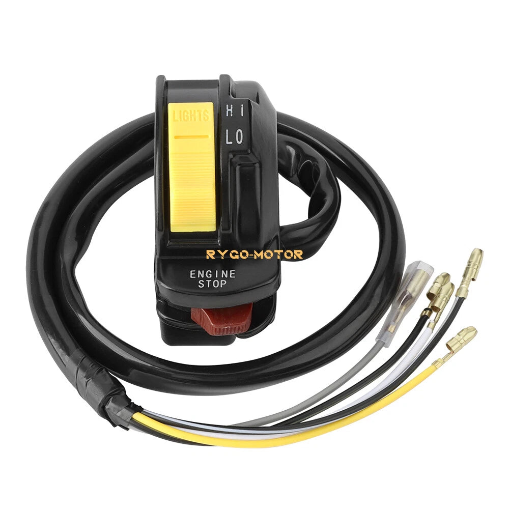 Handlebar Kill Stop Headlight Switch for Suzuki Quadsport 230 LT230S (1987–1988)