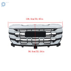 Chrome Front Upper Bumper Grille for GMC Sierra 1500 SLE (2022-2024)