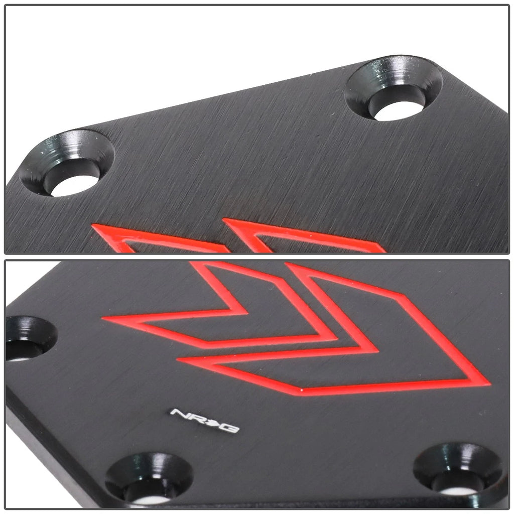 NRG Innovations STR-620RD Steering Wheel Horn Delete Plate for Universal