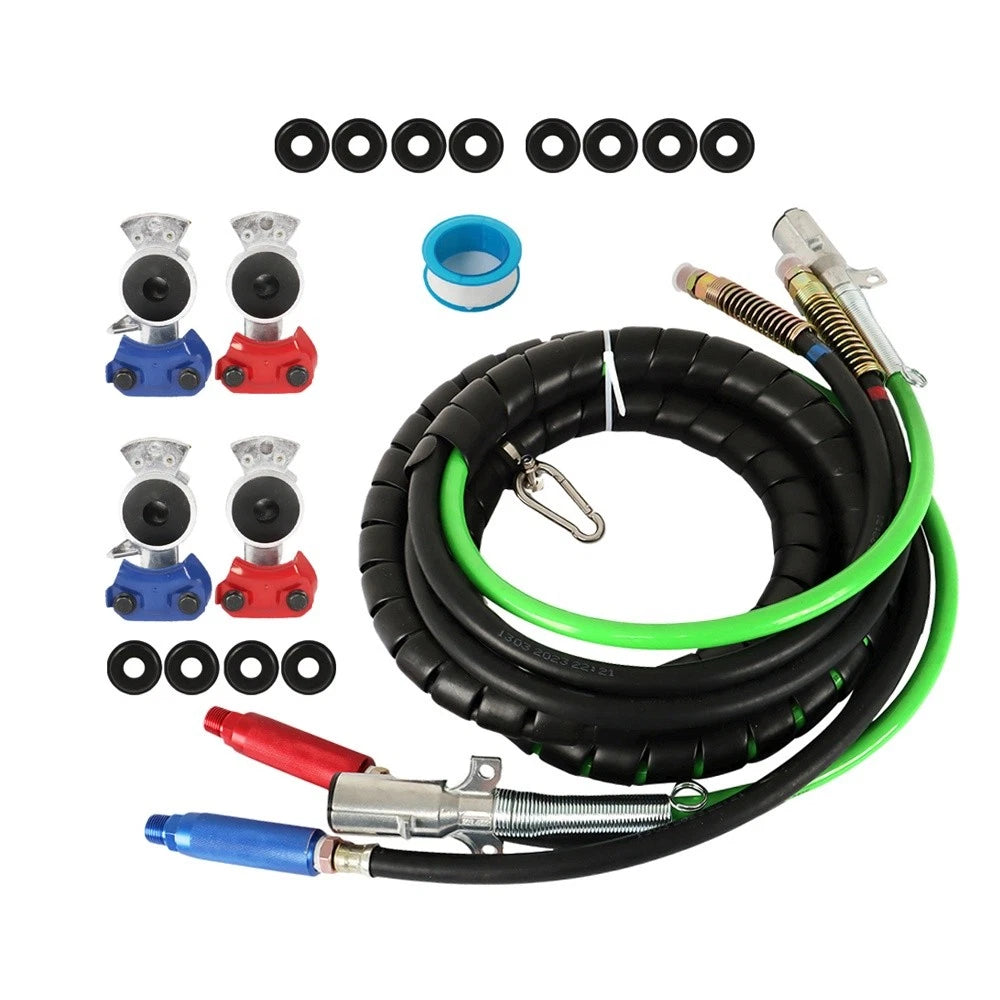 3 in 1 12ft ABS & Air Line Hose Wrap for Semi Truck Trailer