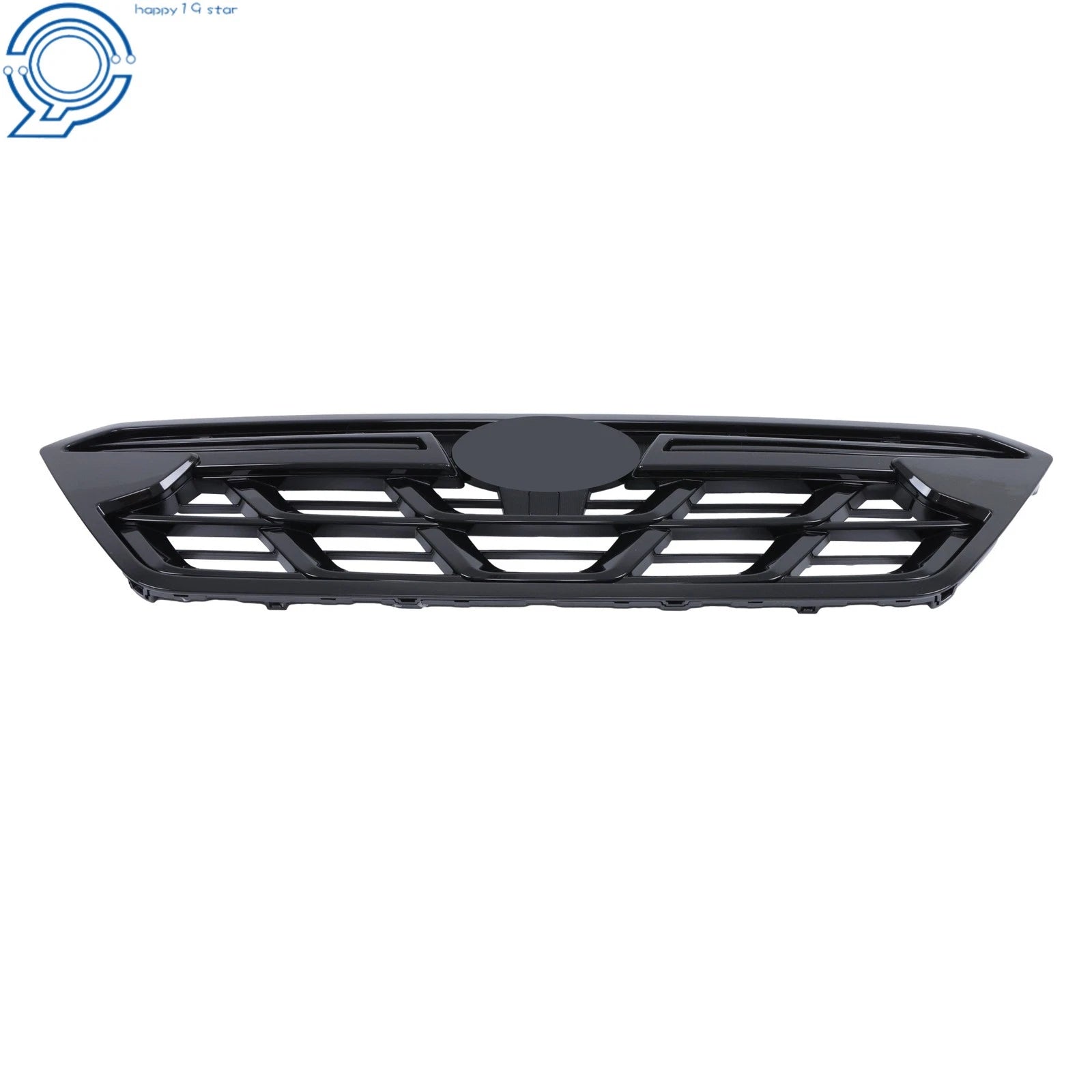Front Bumper Upper Grille for Subaru Crosstrek (2021-2023) Gloss Black