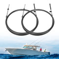 2X 12FT Outboard Throttle Control Cables for Mercury Mariner (Gen I)