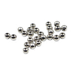 Set of 100 Gold Silver Beads for Fly Tying and Crafts