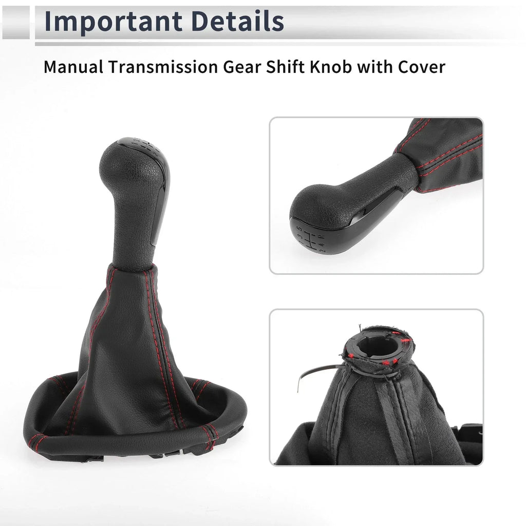 5 Speed Gear Shift Knob & Cover for Chevrolet Spark (2011-2015)
