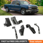 Set of 2 Front Bumper Mounting Support Brackets for Silverado 1500 2500 (2003–2006)