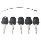 5PCS Keys for Daewoo Doosan Excavator Models Heavy Equipment