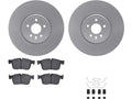 Front Brake Pad and Rotor Kit for Jaguar XF (2016, 2021–2024) TX252MN