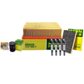 Tune Up Kit: 4 Mann Filters, 4 Denso Coils, 4 NGK G-Power Spark Plugs for Audi A4 (1996–2001)