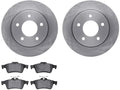 Rear Brake Pad and Rotor Kit for Mazda 3 (2004–2013) WR618VR