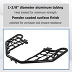 Set of 2 Black Nerf Bars w/Nets for Honda TRX 700XX (2008–2009)