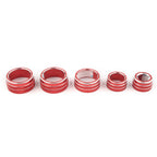 Set of 4 Interior Air Condition Audio Button Switch Knob Covers for Toyota Camry (2018)