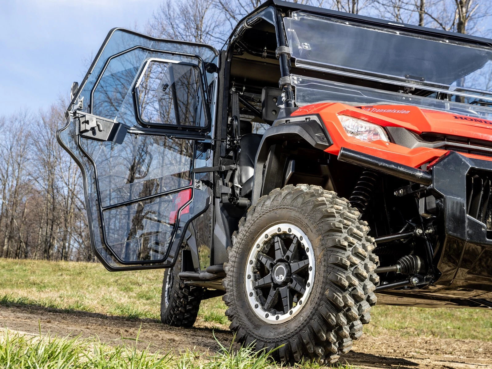 SuperATV Convertible Cab Enclosure Doors for Honda Pioneer 1000-6 (2023+)