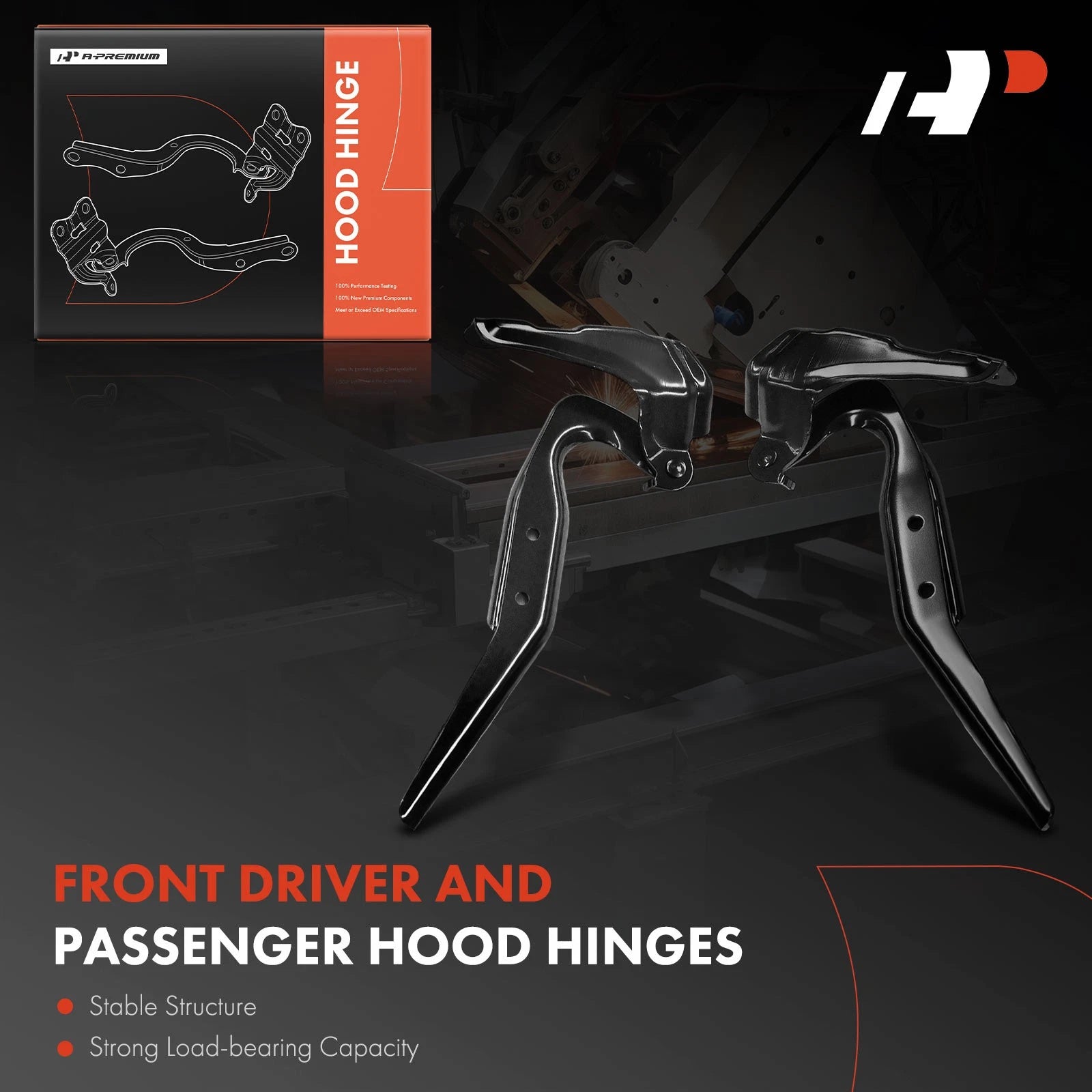 2X Hood Hinges for Honda CR-V (2023–2025)