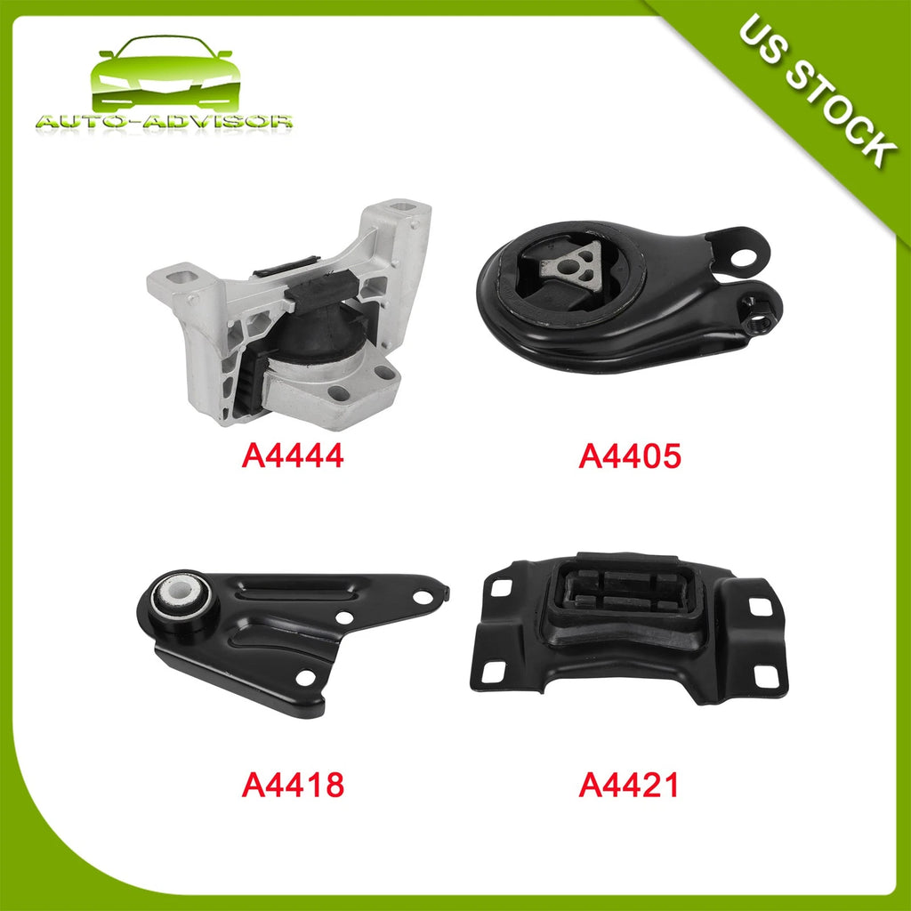 Set of 4 Engine Motor Mounts for Mazda 3 (2010–2013) 2.5L L4