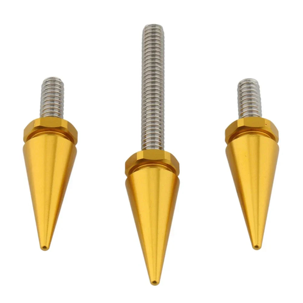 3 x 6mm Gold Windshield Screws for Harley Electra Glide (2014-2023)