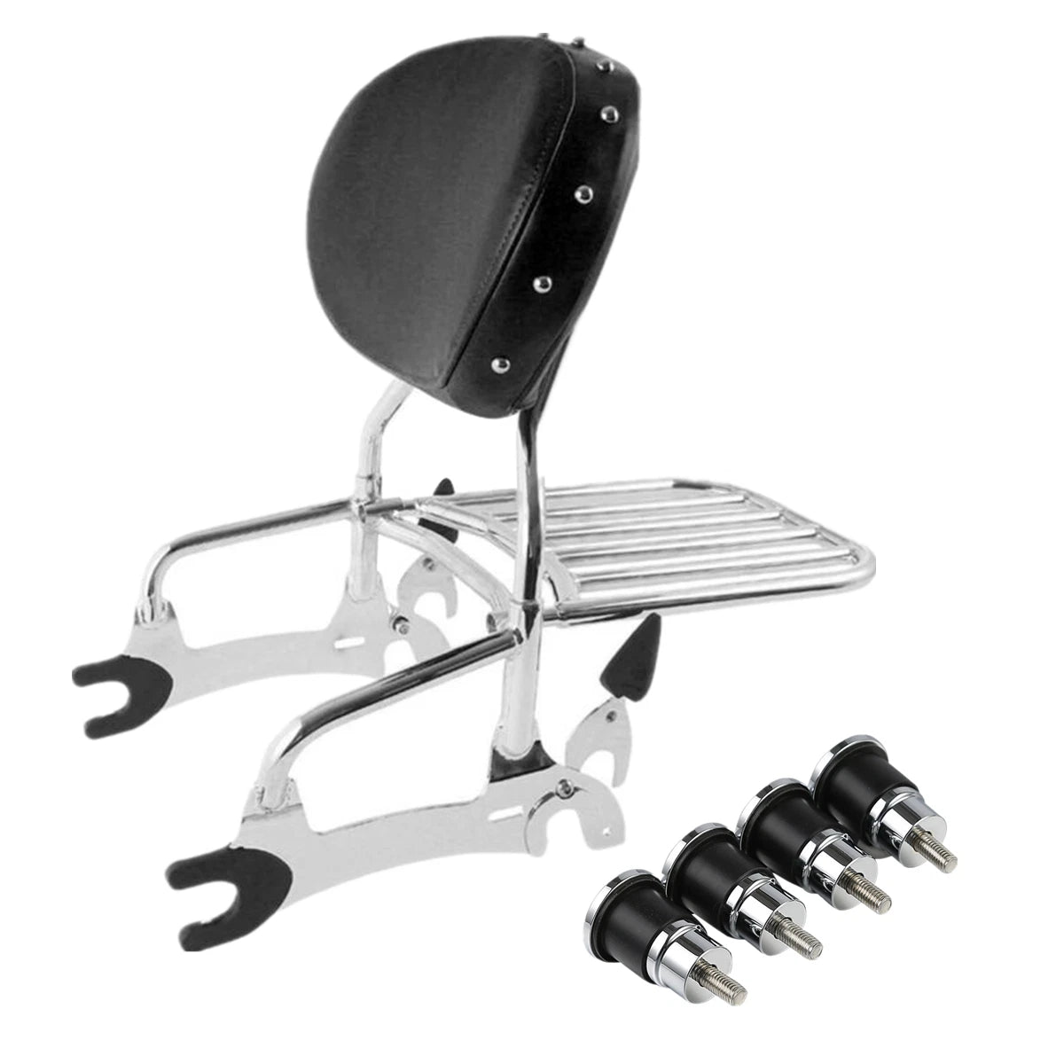 12" Backrest Sissy Bar Quick Release Spools for Indian Chieftain (2016–2022)