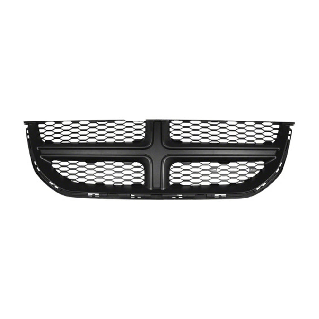 Replacement Black Ready to Paint ABS Front Grille for 2011-2020 Dodge Caravan
