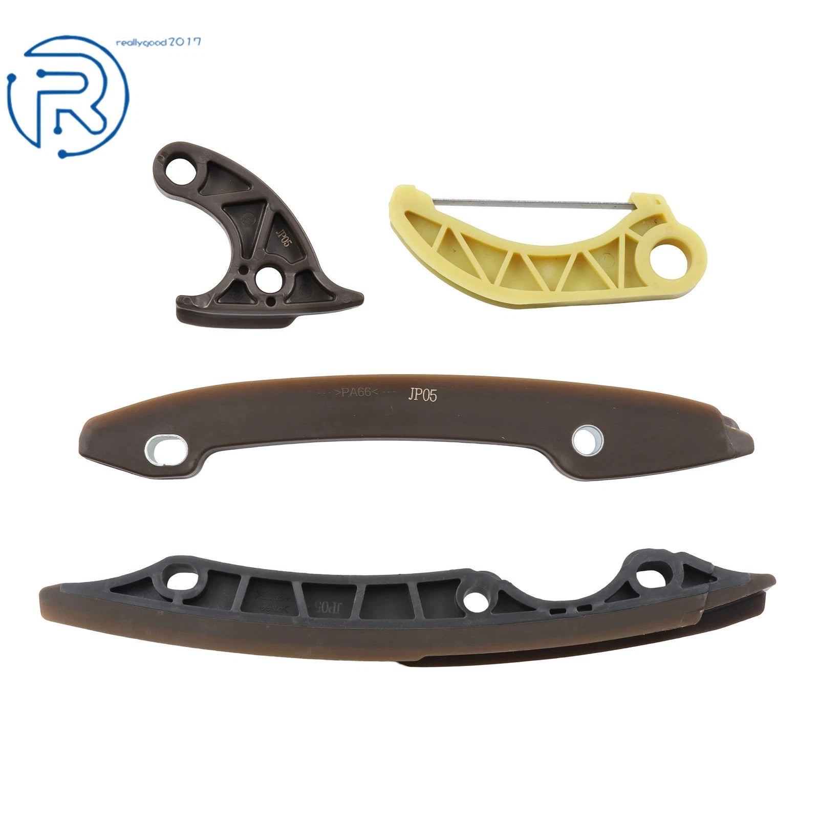 Set of 4 Camshaft Adjuster Timing Chain Kit for Mercedes-Benz ML550 S550 (2012–2017)
