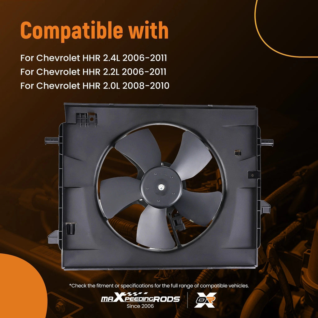 Cooling Fan Assembly for Chevrolet HHR 2.0/2.2/2.4 (2008–2010) 25784660