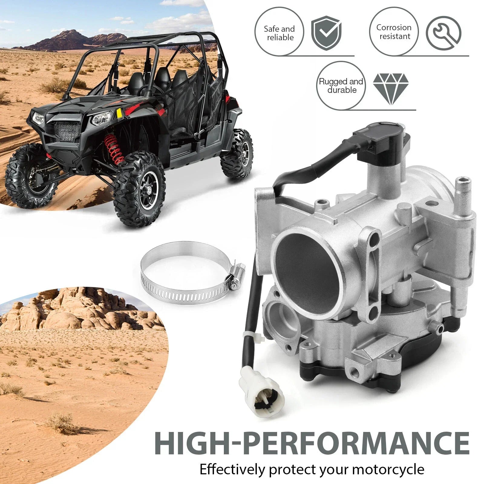 Throttle Body for Polaris Sportsman 800 EFI (2005–2014)