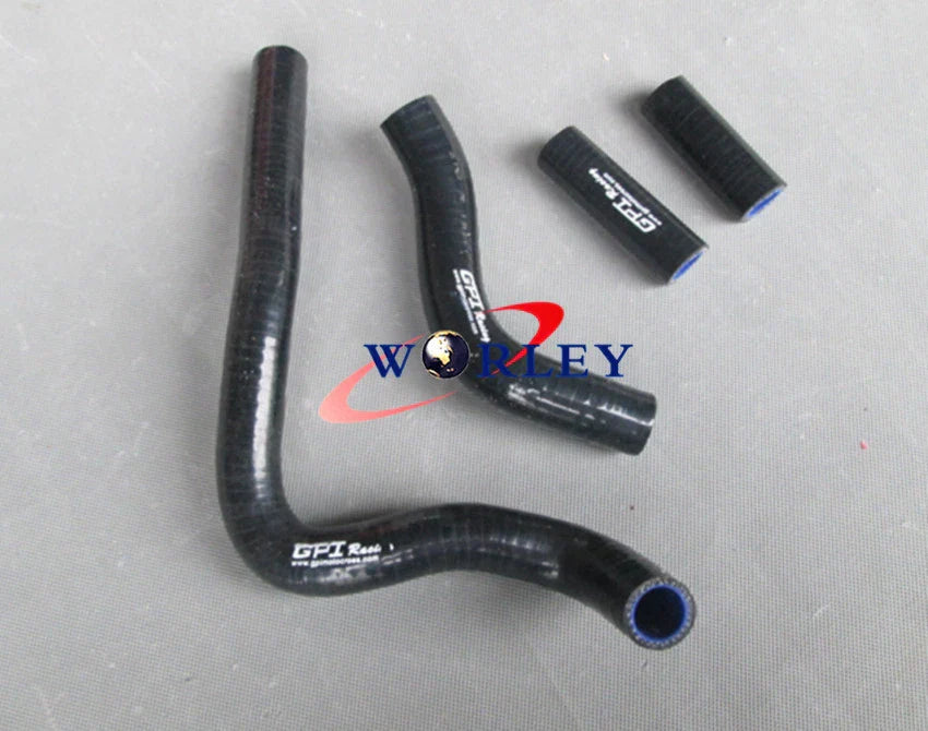 Silicone Radiator Hose Kit for Kawasaki KX 250 2004-2007 - Green