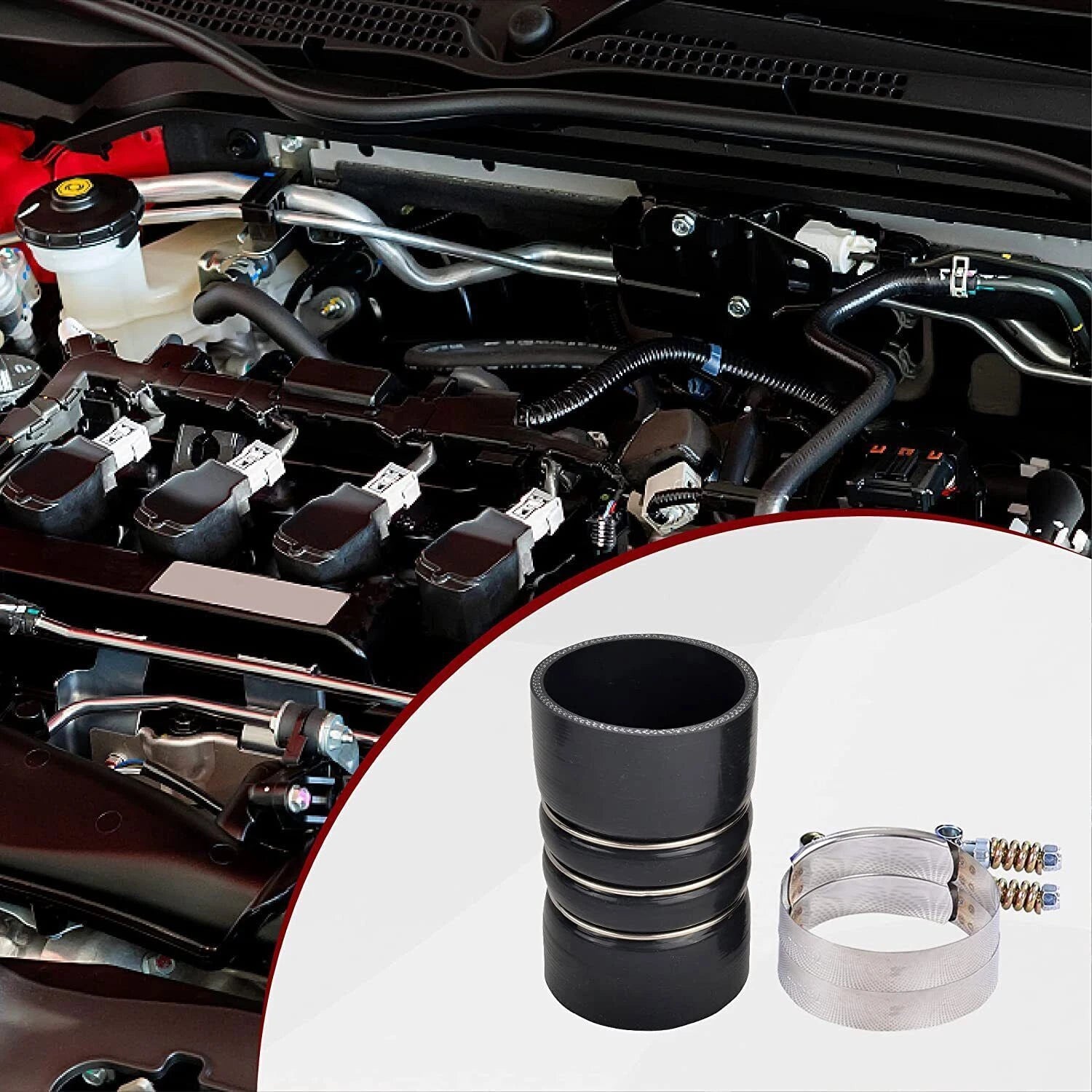 Turbo Intercooler Kit Pipe Boot CAC for Ford F250 F350 F450 F550 (2003–2007)