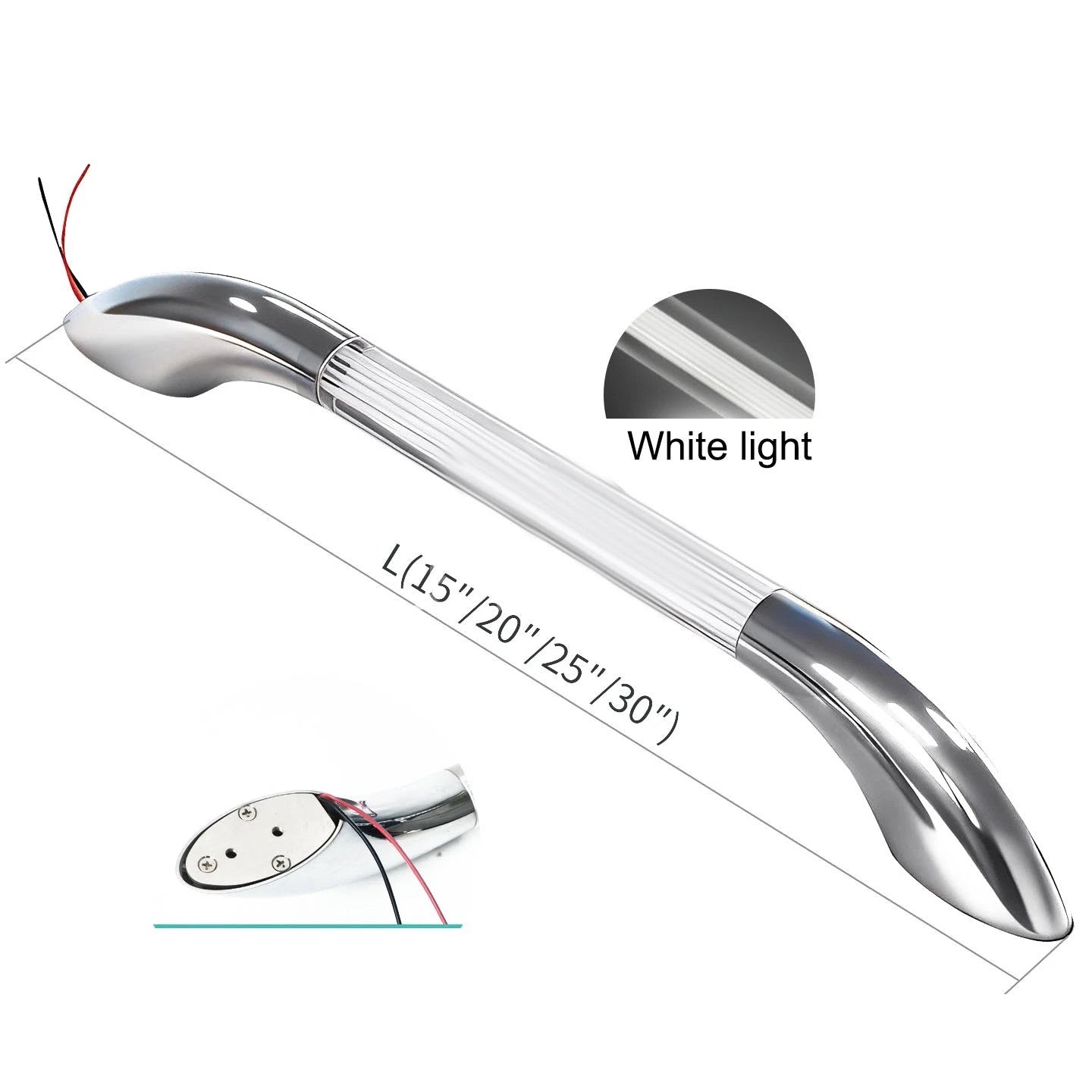 Boat Entry Handle for RV (Zinc Alloy, Aluminum)