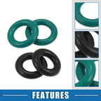 Set of 4 Fuel Injector O Rings Seals with Micro Filters for Honda Civic 