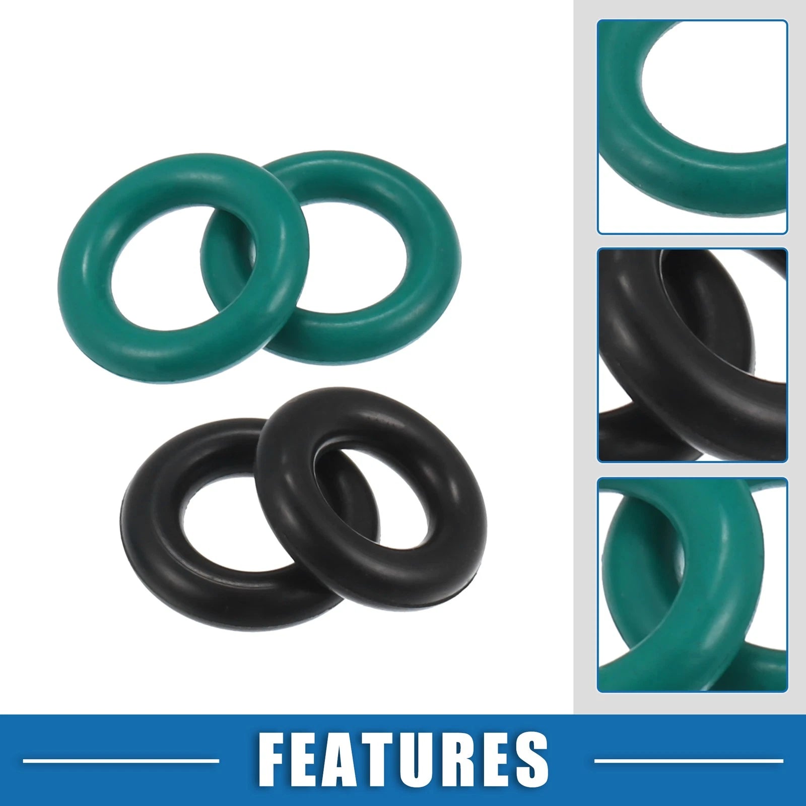 Set of 4 Fuel Injector O Rings Seals with Micro Filters for Honda Civic 