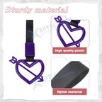 Purple Tsurikawa Hanger Cupid's Arrow for Japanese Car (1990-2020)