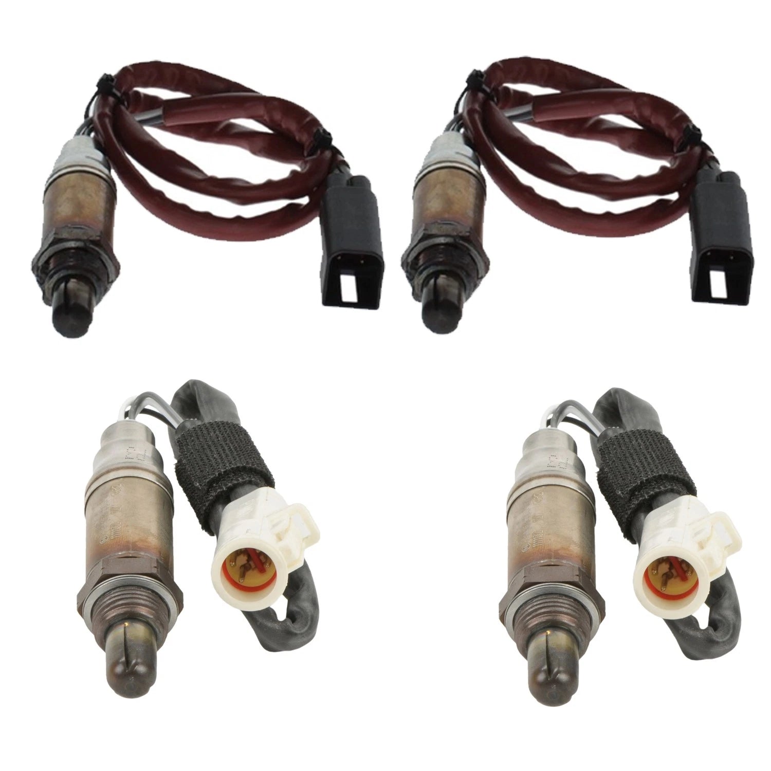 Oxygen Sensors Kit for Ford Contour 2.5 V6 FWD Sedan (1998–2000)