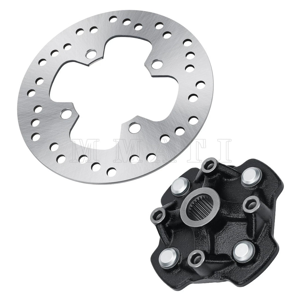 Front Wheel Hub & Brake Disc Rotor for Honda TRX500 Foreman 500 Rubicon 500 (2014–2019)