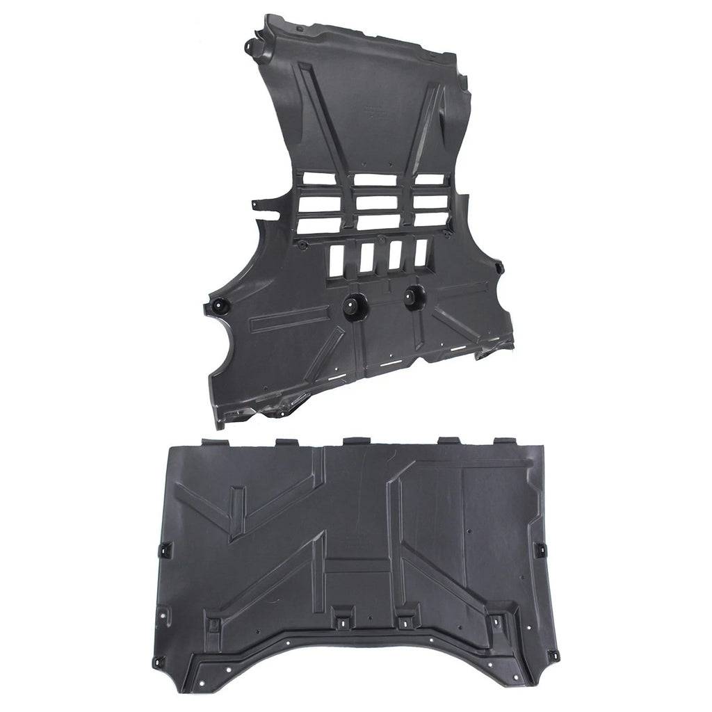 Set of 2 Engine Splash Shields for Smart Fortwo (2010–2013)