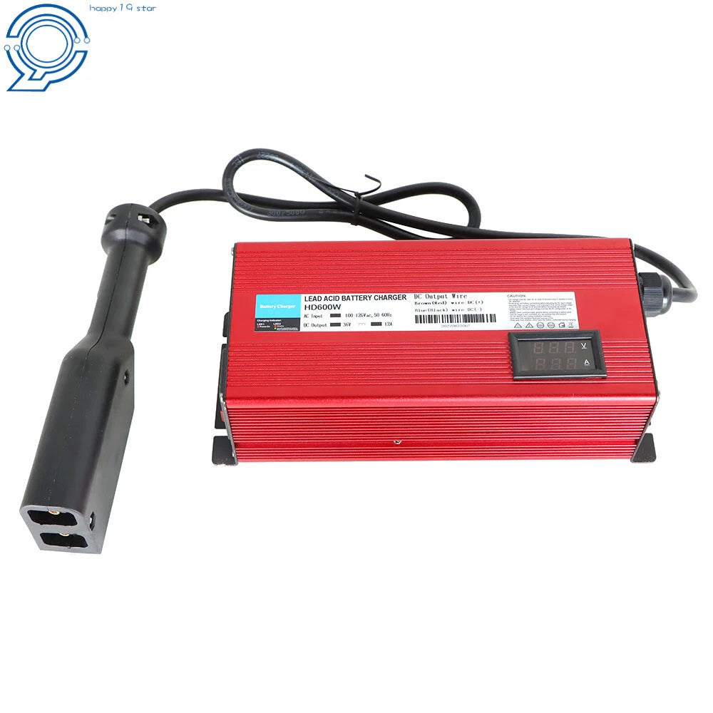 D Style Plug Golf Cart Charger for EzGo Club Car TXT (1996–2009)