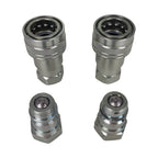 Set of 2 Hydraulic Coupler Quick Connect 1/2" NPT for Pioneer Style