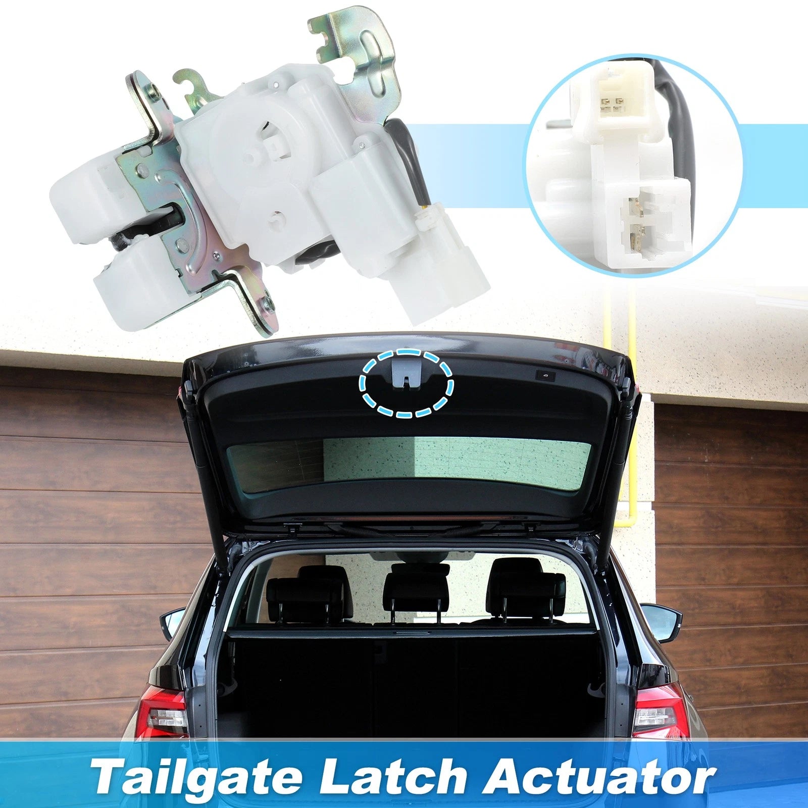 Tailgate Trunk Lock Actuator for Honda Fit (2015–2020) 74801T5SK01 2+2 Pin