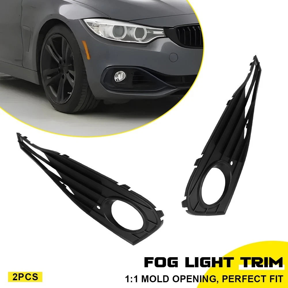 2X Bumper Fog Light Bezel for BMW 428i 430i 435i 440i (2014–2020) EXV
